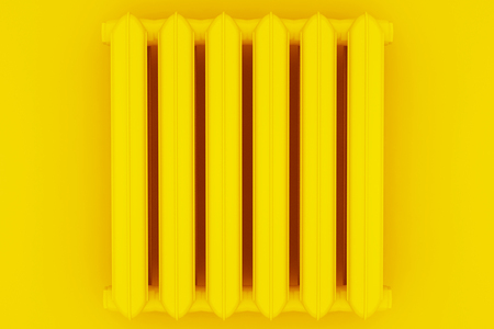 Cast iron heating radiator. 3d render.の写真素材
