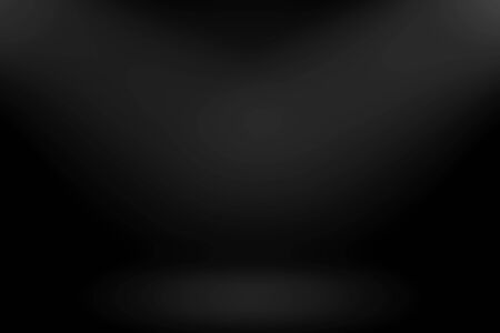 Abstract luxury blur dark grey and black gradient, used as background studio wall for display your products.の写真素材