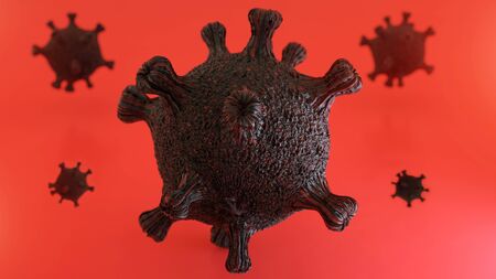 Viral infection causing chronic disease. Hepatitis viruses, influenza virus H1N1, Flu, cell infect...