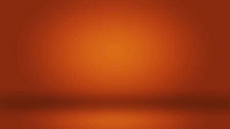 Abstract Orange Background layout design,studio,room, web template ,Business report with smooth circle gradient color.の写真素材