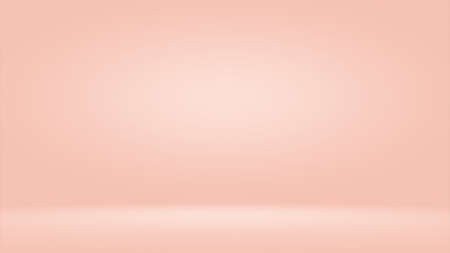 Abstract pink coral gradient background empty space studio room for display product ad websiteの写真素材