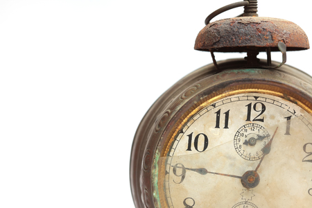 A fragment of the dial of the old clock close upの写真素材