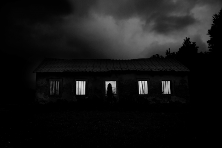 Horror Movie Sceneの写真素材