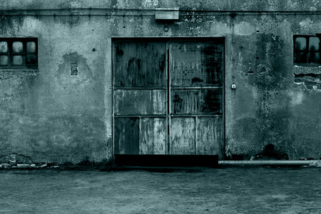 Mysterious doorの写真素材