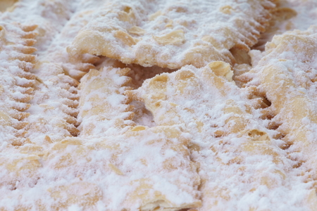Lies Chiacchere - Italian carnival foodの写真素材