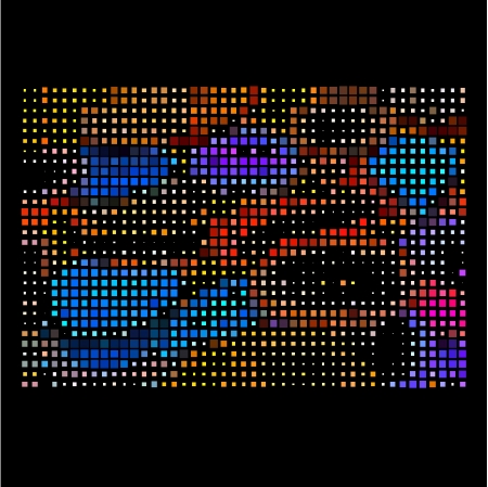 abstract mosaic design vector colorful patternのイラスト素材