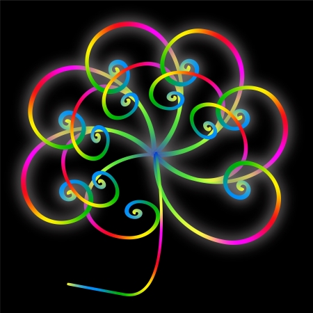 Orchid is tender violetのイラスト素材