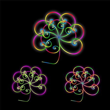 Orchid is tender violetのイラスト素材