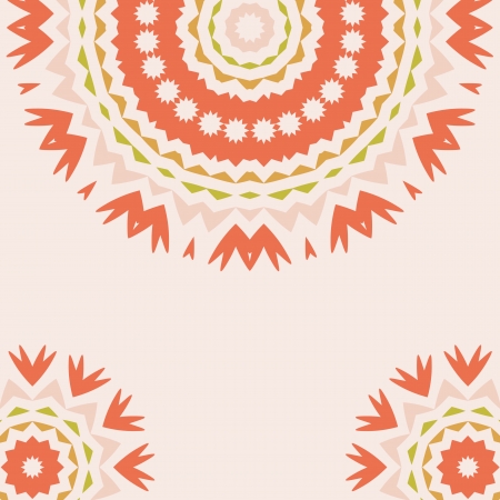 Lace floral colorful ethnic ornament kaleidoscopeのイラスト素材