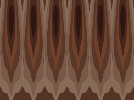 Decorative wooden brown mosaic parquet covering of tableのイラスト素材