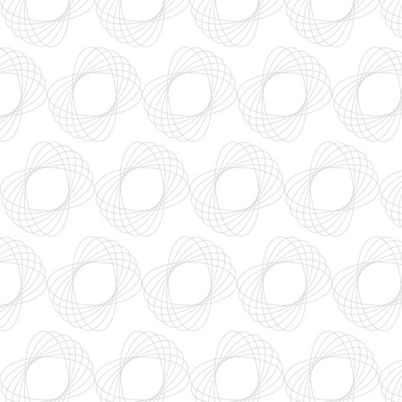 Ornamental light abstract background grey, circles and ellipsesのイラスト素材