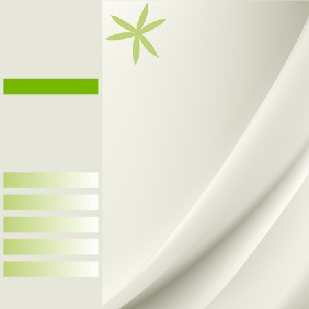 postcard with floral pattern on grey silk backgroundのイラスト素材