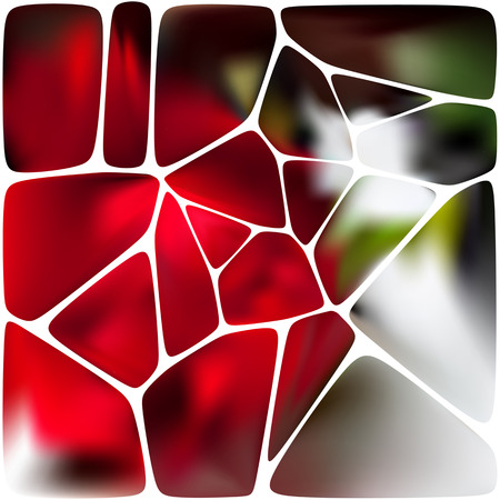 Abstract background consists of glowing blocks of different sizes. Mosaic of gradients.のイラスト素材