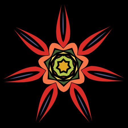 background ethnic african Spanish ornaments for texturesのイラスト素材