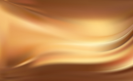 Gold silk background with some soft folds. Fiery flameのイラスト素材