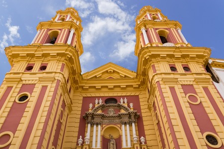 Historic buildings and monuments of Seville, Spain.の写真素材