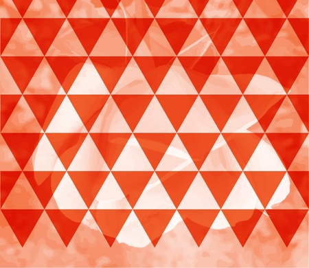 Abstract flower geometric  with trianglesのイラスト素材