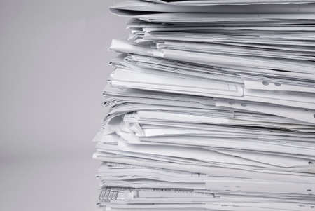 Stack of documents. Paperworkの写真素材