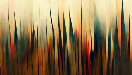 Multicolor background abstract stripes curve linesの素材
