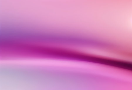 Color gradient blur background. Defocused bright neon pink glow smooth texture wave design abstract art illustration with free space.の素材