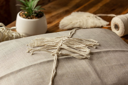 black paper bats and spiders on gray background, modern minimal design, halloween card.の写真素材