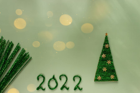 DIY Christmas tree for Christmas, crafts with a child for a holiday