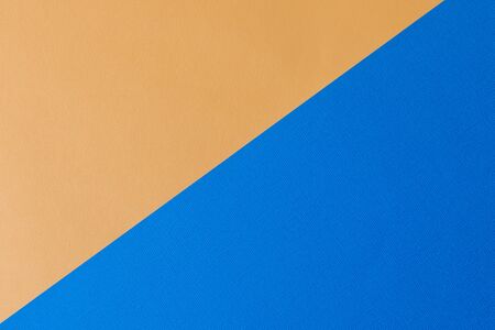 Multi colored abstract paper of pastel colors, with geometric shape, flat lay.の写真素材