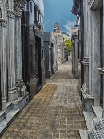La Recoleta Cemetery Spanish: Cementerio de la Recoleta, a cemetery in Buenos Aires, Argentina.の写真素材