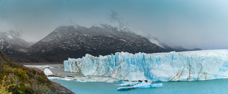 Perito Moreno glacier national park near El Calafate, Patagonia, Argentina. It is one of the most...