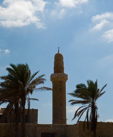 Herzliya Pituach. Israel. Sidney Ali Mosque. The Samaritans believe that this is the burial place of the high priest Eli, the time of Judges (1 Kings 2). Muslims are called different names - whether Abu Ali ibn-1081, or the soldiers who died in 1260 The pの写真素材