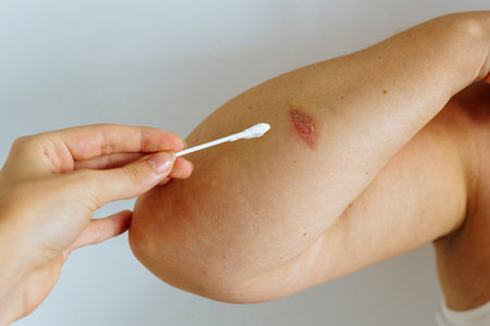 burn on hand