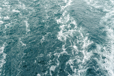 movement surface of sea waterの写真素材