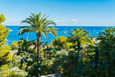 French Riviera with sea viewsの写真素材