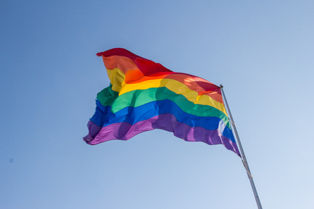 Gay rights flag unfurled over Milk Square