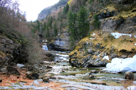 River in the mountainsの写真素材