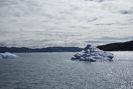 iceberg in greenland shore