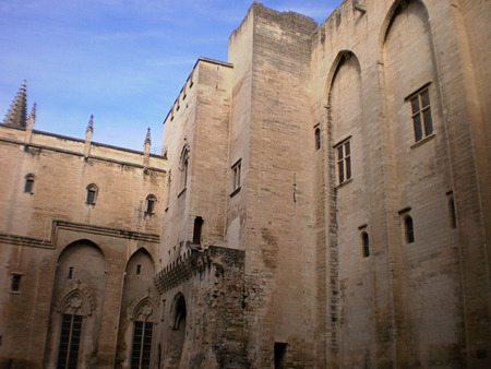 popes palace in avignonのeditorial素材