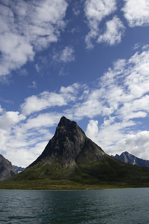 landscape in south greenland