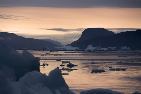 iceberg in the south greenlandの写真素材