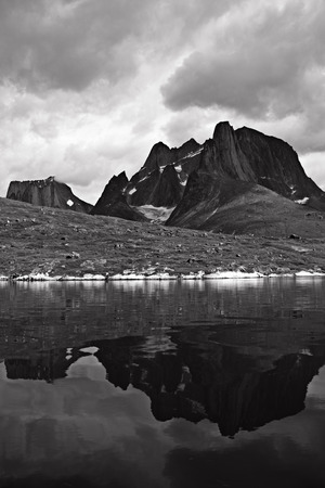 landscape of south greenlandの写真素材