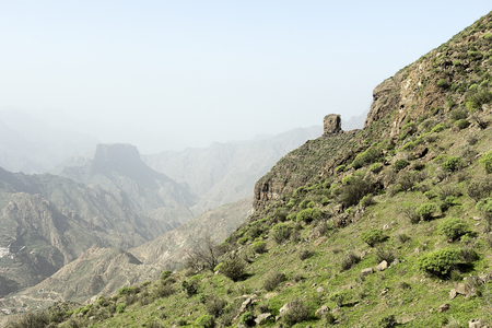 landscape in canary islandの写真素材