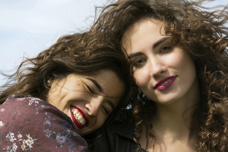 portrait of pretty girlの写真素材