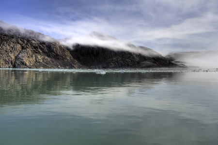 landscape of south greenlandの写真素材