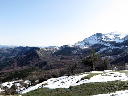 landscape of the mountains