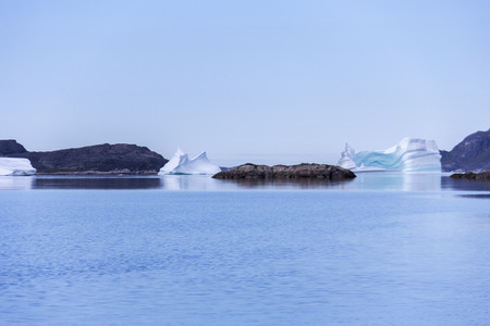 landscape in the coast of greenland