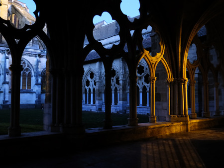 in the churchの写真素材