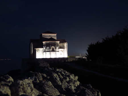 view of ancient churchの写真素材