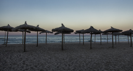 landscape in the coast of cataloniaの写真素材