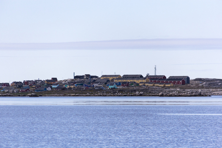 landscape in the south of greenlandの写真素材