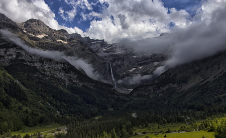 landscape in french pyreneesの写真素材